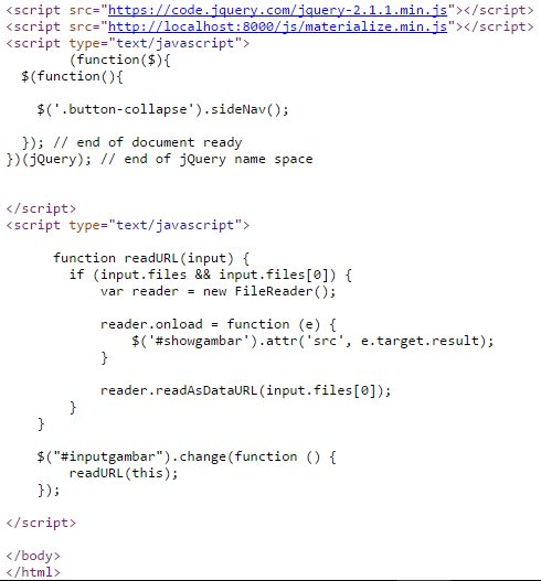 hasil ctrl u laravel